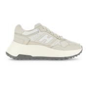 Verhoogde Platform Sneakers Hogan , Beige , Dames