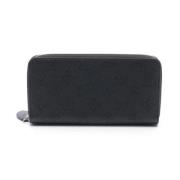 Pre-owned Leather wallets Louis Vuitton Vintage , Black , Dames