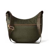 Groene Luna Tas Borbonese , Green , Dames