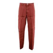 Hoge cargodenim broek met zakken Nine In The Morning , Red , Dames