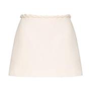 Luxe Korte Rok voor Vrouwen Valentino Garavani , Beige , Dames