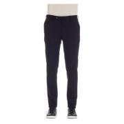 Blauwe Maatwerk Broek Rits Sluiting PT Torino , Blue , Heren