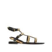 Elegante Zomer Sandalen Valentino Garavani , Black , Dames