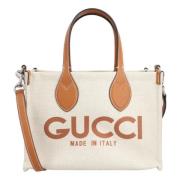 Canvas totes Gucci , Beige , Dames