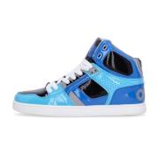 Hoge Top Skate Schoenen Blauw/Grijs/Cyaan Osiris , Blue , Heren