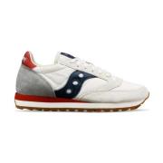 Originele Jazz Wit Blauwe Sneakers Saucony , White , Unisex