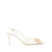 Elegante Slingback Pumps Valentino Garavani , Beige , Dames