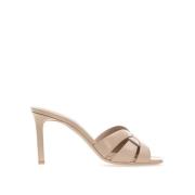 Stijlvolle Mules voor Trendy Vrouwen Saint Laurent , Beige , Dames