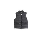 Stijlvol Zwart Donsvest Moncler , Black , Heren