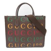 Pre-owned Canvas gucci-bags Gucci Vintage , Brown , Dames