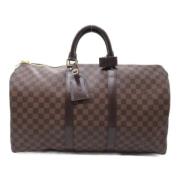 Pre-owned Fabric handbags Louis Vuitton Vintage , Brown , Dames