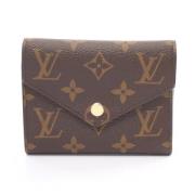 Pre-owned Leather wallets Louis Vuitton Vintage , Brown , Dames