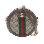 Pre-owned Leather gucci-bags Gucci Vintage , Beige , Dames