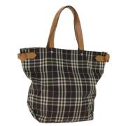 Pre-owned Fabric totes Burberry Vintage , Brown , Dames