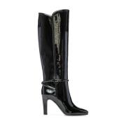 Stijlvolle Kniekousen Saint Laurent , Black , Dames