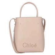 Leather totes Chloé , Beige , Dames