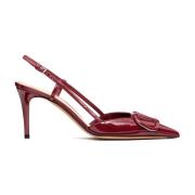 Elegante Slingback Sandalen Valentino Garavani , Red , Dames