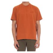 Katoenen T-shirts en Polos Autry , Brown , Heren