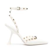 Enkelband Sandalen Valentino Garavani , White , Dames