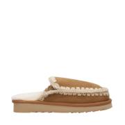 Eskimo Slipper met EVA-zool Mou , Brown , Dames