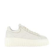 Ivory Sneakers met H-Stripes Hogan , Beige , Dames