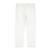 Witte Katoenen Jeans Ss22 Celine , White , Heren