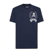 Coole Grafische T-shirt Fadcmtk7353Pjy002N14 Philipp Plein , Blue , He...