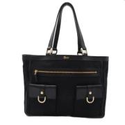 Pre-owned Canvas gucci-bags Gucci Vintage , Black , Dames