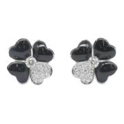 Pre-owned Pearl earrings Van Cleef & Arpels Pre-owned , Black , Dames