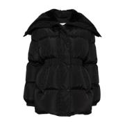 Zwarte Winterjassen Moncler , Black , Dames