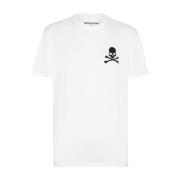 Coole T-shirt met Fadcmtk7410Pjy002N01 Design Philipp Plein , White , ...