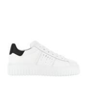 Witte platte schoenen Hogan , White , Heren