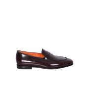 Bruin Leren Loafers - Mocass PEL Spazz.to MAR Tm/Bor Santoni , Brown ,...