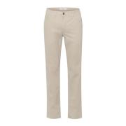 Beige Katoenen Zomerbroek Slim Fit Brax , Beige , Heren