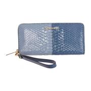 Leren Portemonnee met Telefoonvak Michael Kors , Blue , Dames