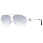 Zilveren Aviator Zonnebril Omega , Gray , Dames