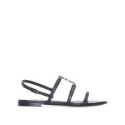 Stijlvolle Zomer Sandalen Saint Laurent , Black , Dames