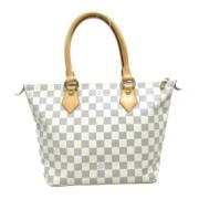 Pre-owned Canvas louis-vuitton-bags Louis Vuitton Vintage , White , Da...