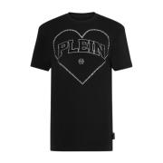 Stoere Grafische Tee Fadcwtk3260Pjy002N02 Philipp Plein , Black , Dame...