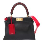 Pre-owned Leather fendi-bags Fendi Vintage , Black , Dames