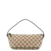 Pre-owned Cotton handbags Gucci Vintage , Beige , Dames