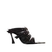 Stijlvolle Mules voor Trendy Vrouwen Mugler , Black , Dames