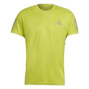 Own The Run T-shirt Adidas , Yellow , Heren