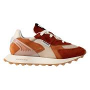 Vintage stijl sneakers met leren hiel RUN OF , Multicolor , Dames