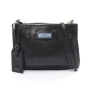 Pre-owned Leather prada-bags Prada Vintage , Black , Dames