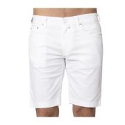 Witte Bermuda Shorts Jacob Cohën , White , Heren