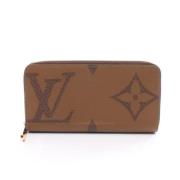 Pre-owned Leather wallets Louis Vuitton Vintage , Brown , Dames