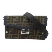 Pre-owned Canvas fendi-bags Fendi Vintage , Green , Dames