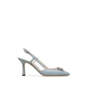 Elegant Slingback Pumps Bally , Blue , Dames