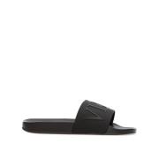 Stijlvolle Slide Sandalen Valentino Garavani , Black , Heren